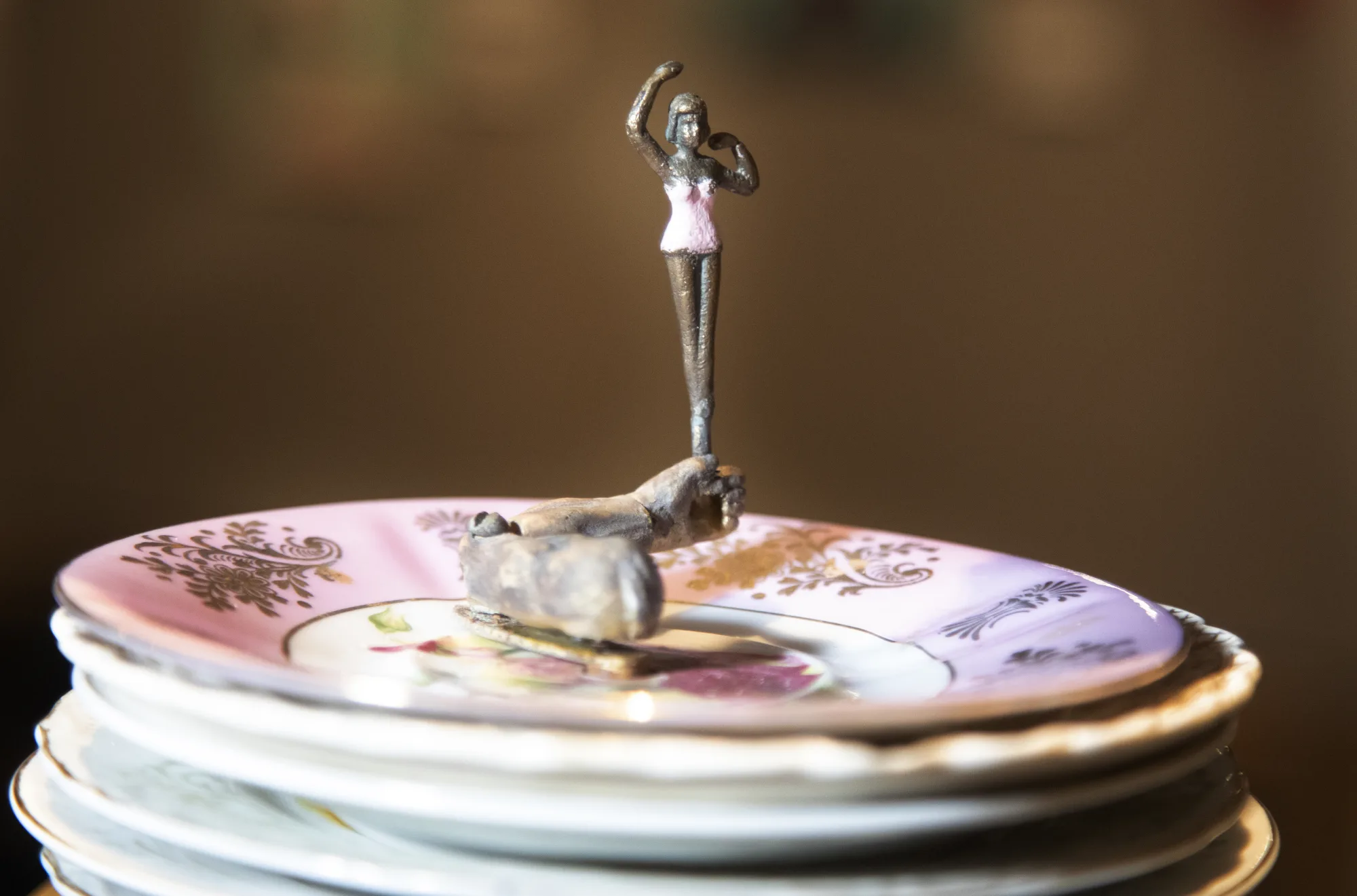 A detail from Kendra Frorup's 'Rose Kitchen,' 2012.